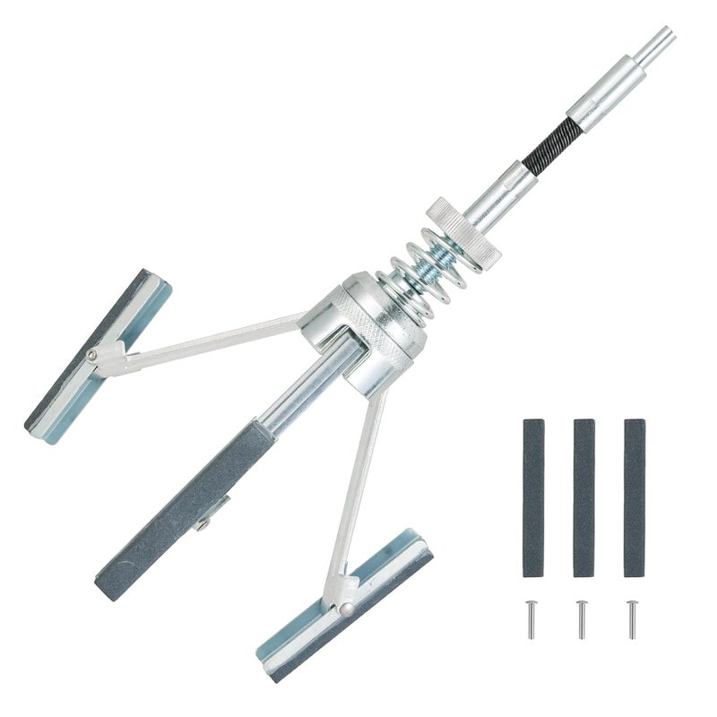 weyleity Engine Cylinder Hone Tool | 2" to 6-1/2" Diameter Adjustable Deglazer with Extra 3PCS Stones 220 Grit Engine Cylinder Hone Adjustable Deglaze Set for Grinding Holes (3") - Image 1